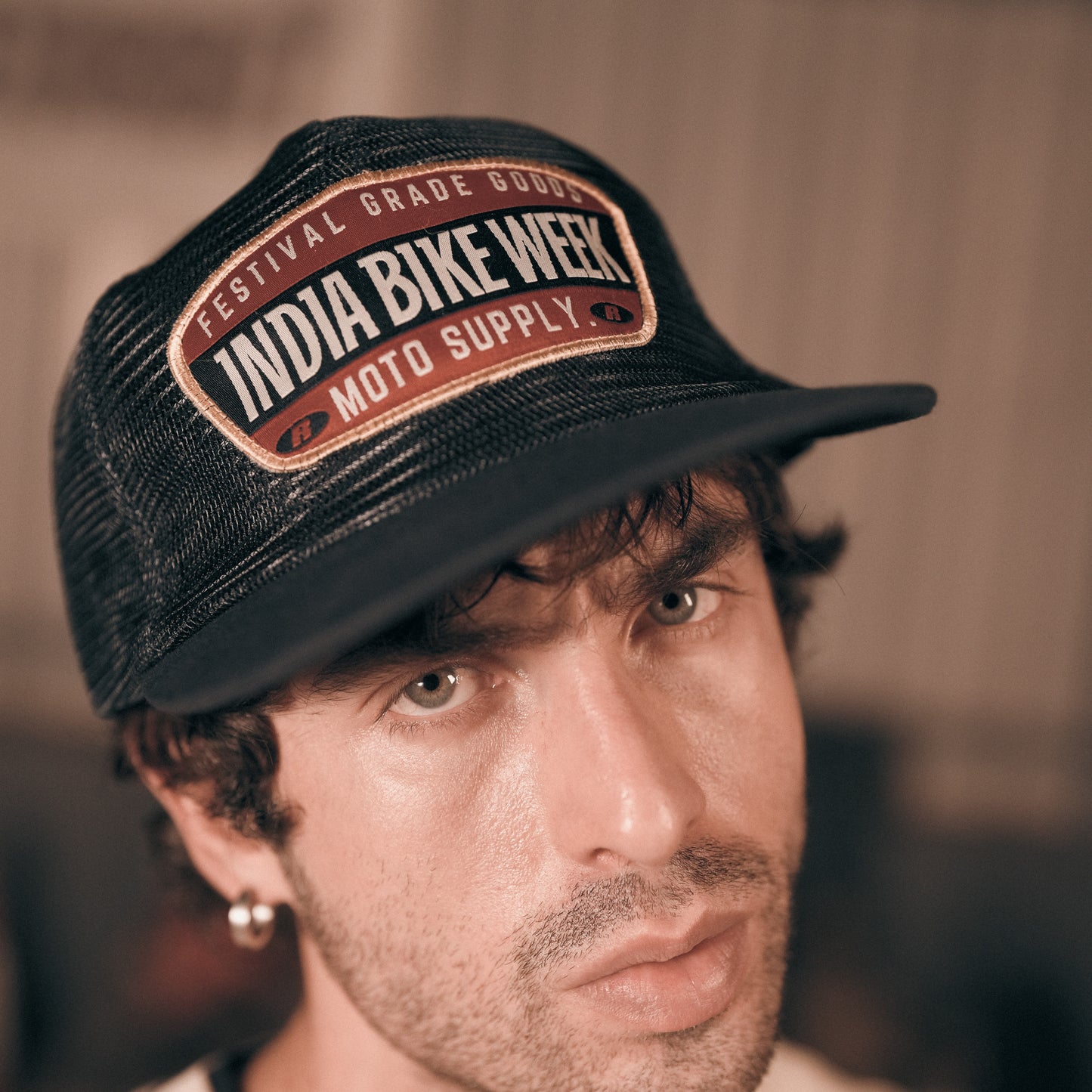 IBW Moto Supply Trucker Cap — Festival Issue