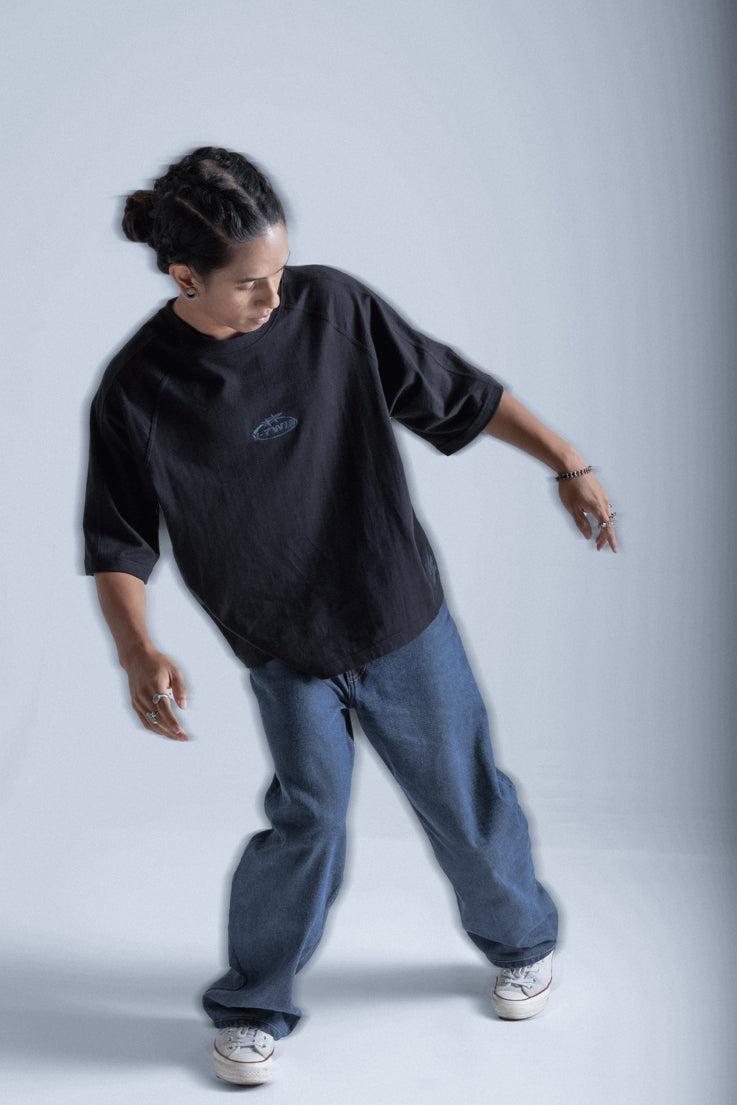 VTwin Cut & Sew 1 – Black Torque Tee