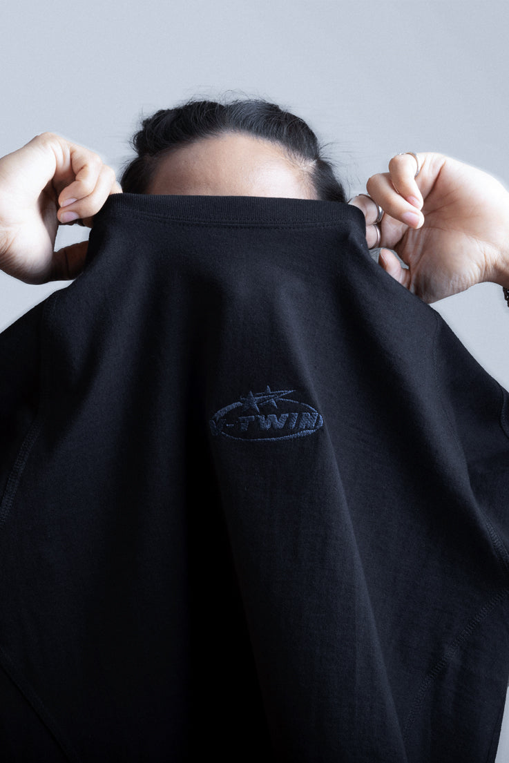 VTwin Cut & Sew 1 – Black Torque Tee