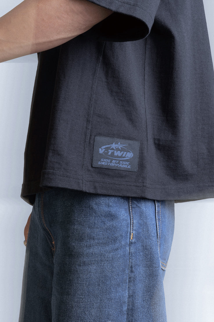VTwin Cut & Sew 1 – Black Torque Tee