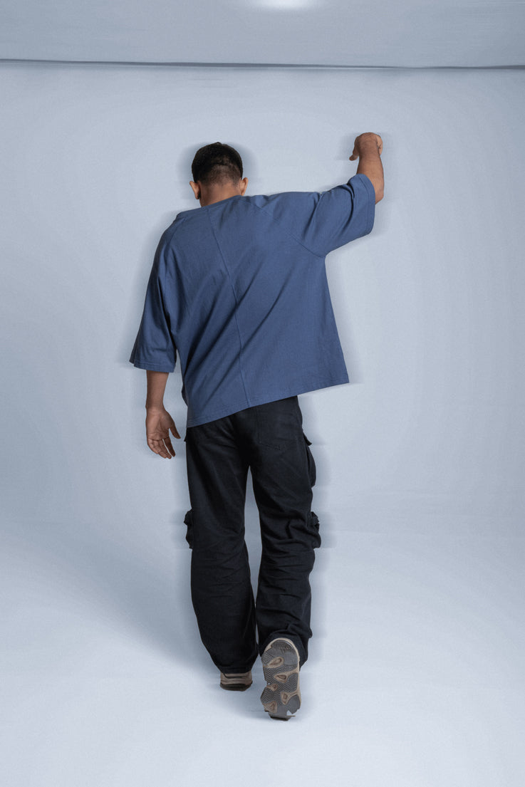 VTwin Cut & Sew 2 – Blue Velocity Tee