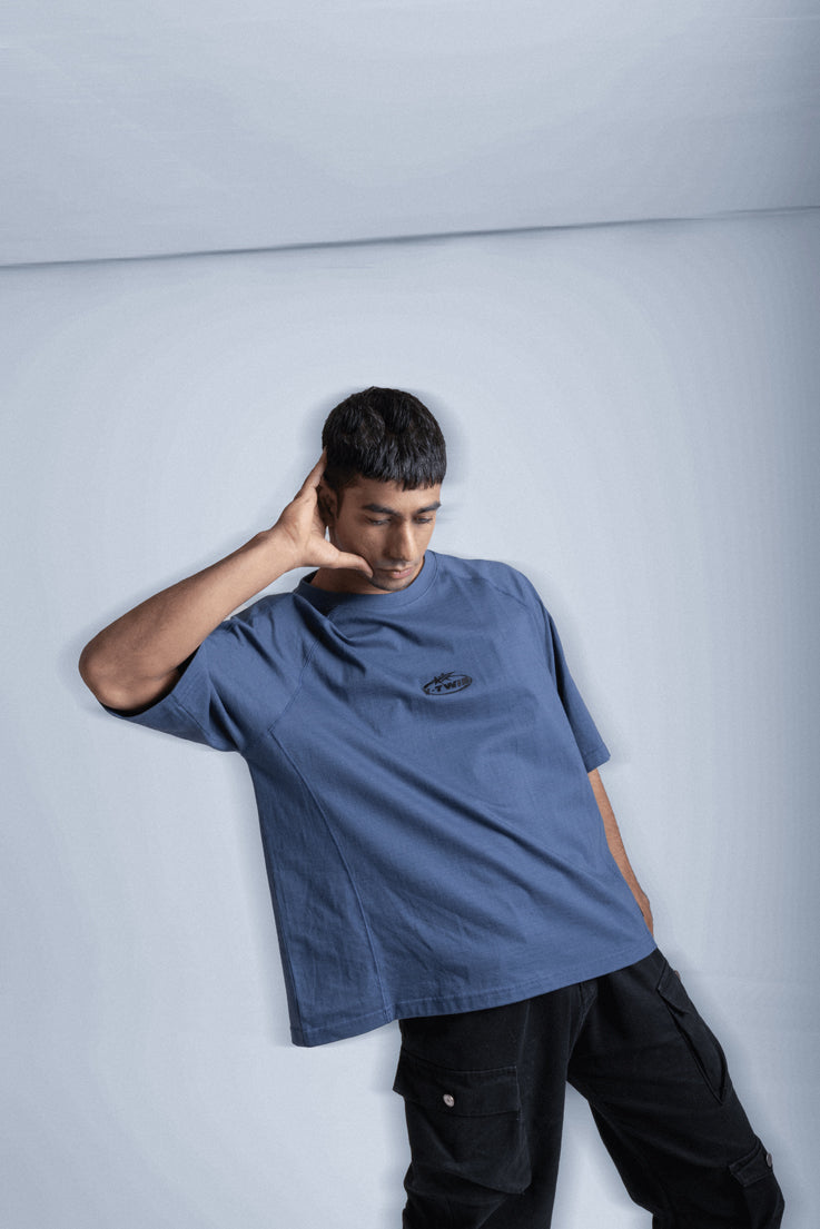 VTwin Cut & Sew 2 – Blue Velocity Tee