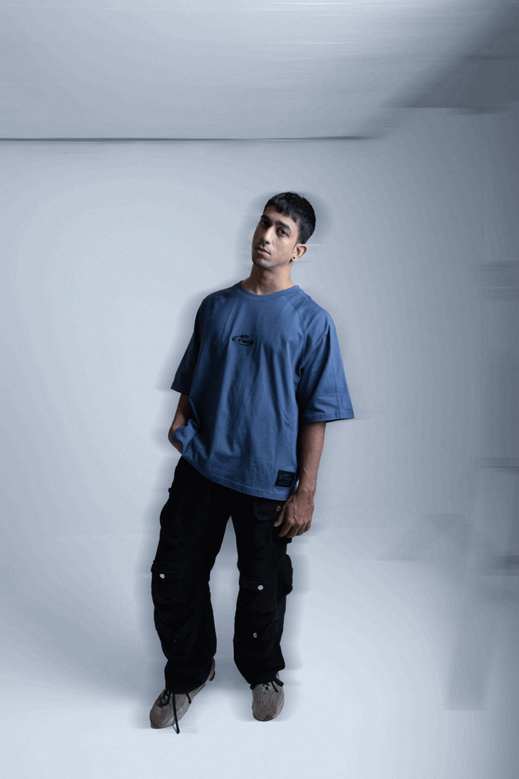 VTwin Cut & Sew 2 – Blue Velocity Tee
