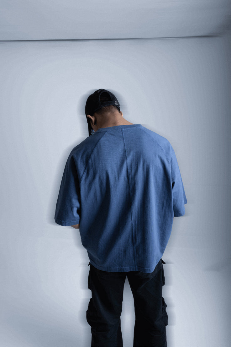 VTwin Cut & Sew 2 – Blue Velocity Tee