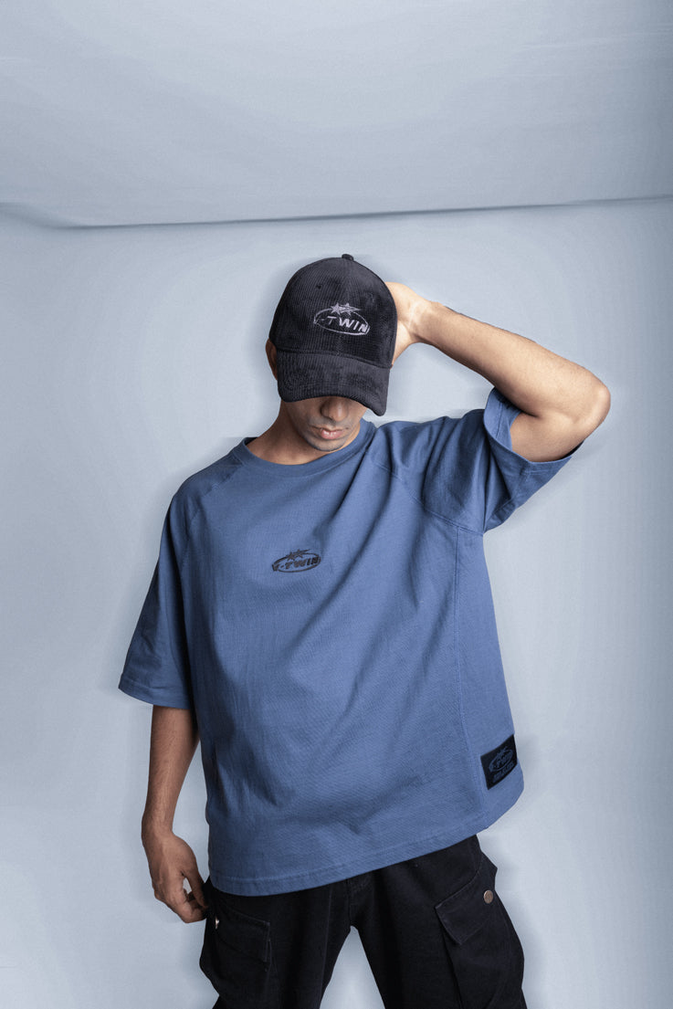 VTwin Cut & Sew 2 – Blue Velocity Tee