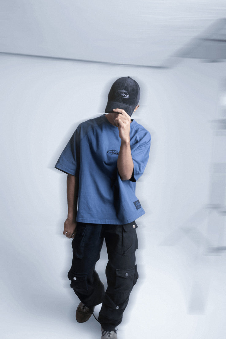 VTwin Cut & Sew 2 – Blue Velocity Tee